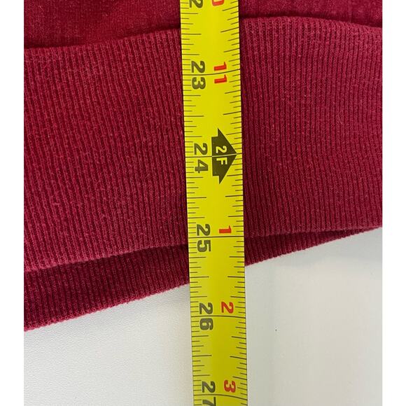 90s Y2k Snowman Puppy  Sweatshirt Cottagecore Blue Pullover Grannycore Sz L - Picture 6 of 6